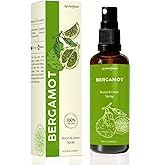 Bergamot Room, Linen & Pillow Spray by Aromafume | 100ml/3.38 fl oz | with Pure Bergamot Essential Oil | Aromatherapy Spray for Relaxation, Sleep & Stress Relief | Mist for Bedding, Fabric
