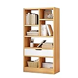 IOTXY Wooden Open Shelf Bookcase - 51" Height