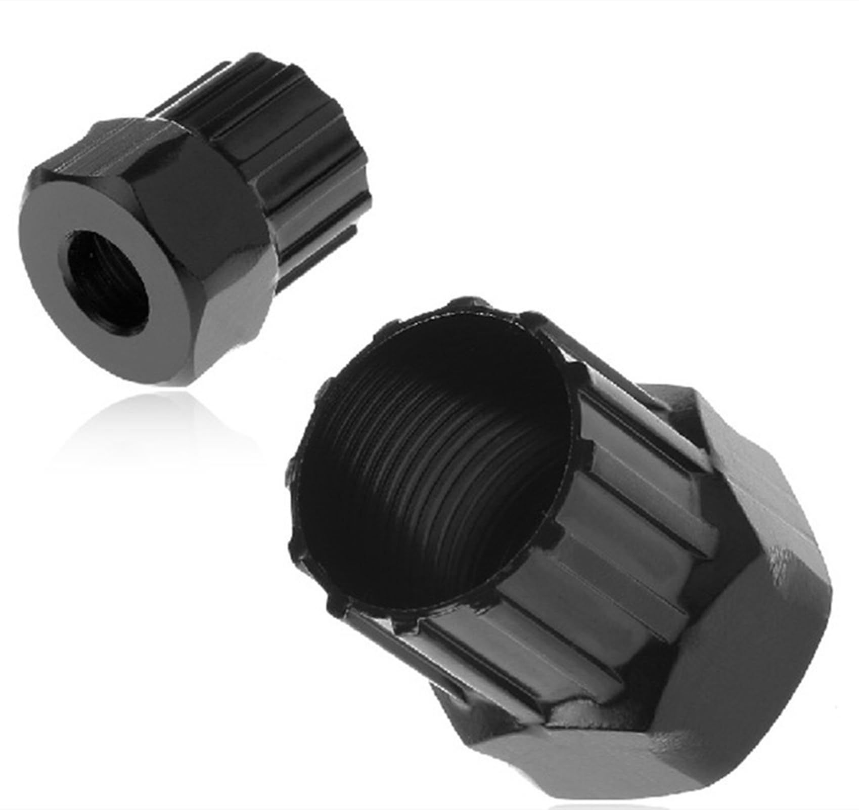 2 Pcs Bike Cassette Lockring Tool,Multifunctional Bottom Bracket Removal Bicycle Cassette Removal Tool for Shimano,for SRAM,for Sun Race, for SunTour