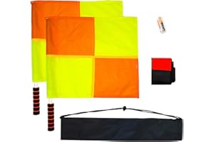 Soccer Referee-Flag Football-Linesman Red Yellow-Cards - Stainless Steel Whistles Set Ref Coach Equipment Water Proof Kit (co