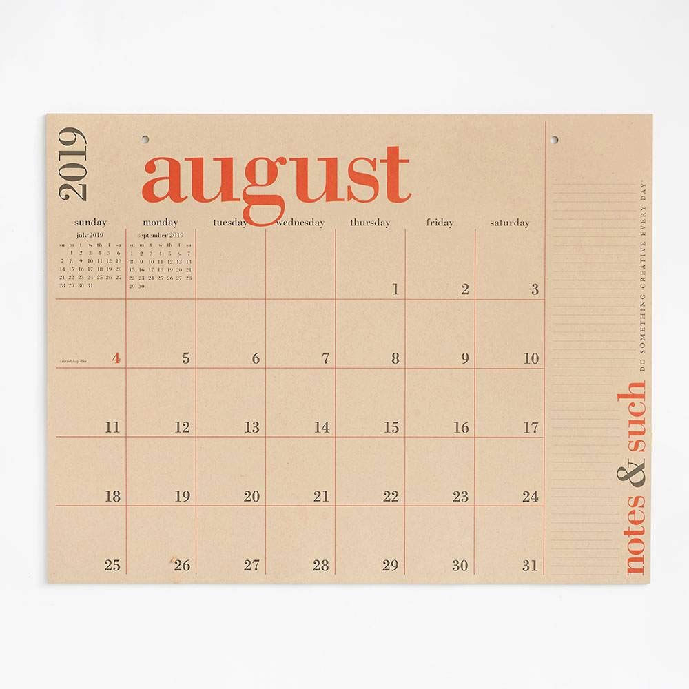 Best large desk calendar 2019 24×19