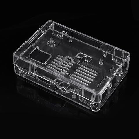 BouBou Caja De Montaje Transparente Protectora del Gabinete para Raspberry Pi 3 Modelo B +