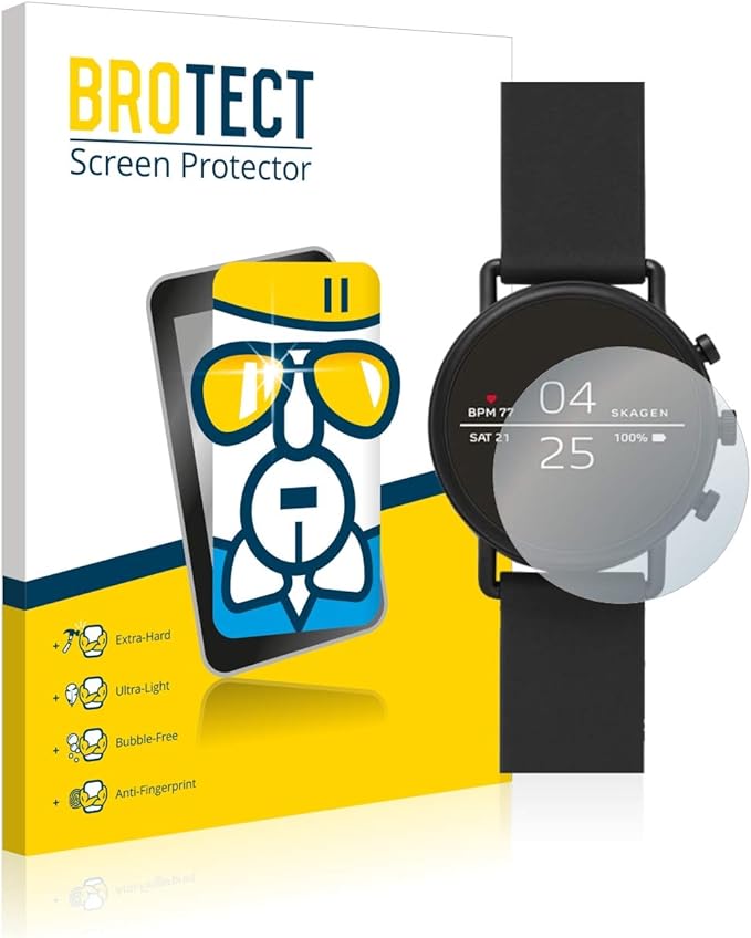 BROTECT Protector Pantalla Cristal Compatible con Skagen ...