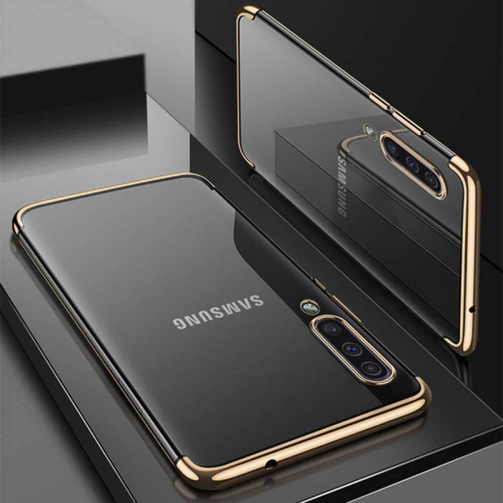 SJKDM phone case Cases For Samsung Galaxy A30 A50 A10 A20 A70 M10 M20 M30 Case Plating TPU Soft Silicone Armor Transparent Back Cover Phone case