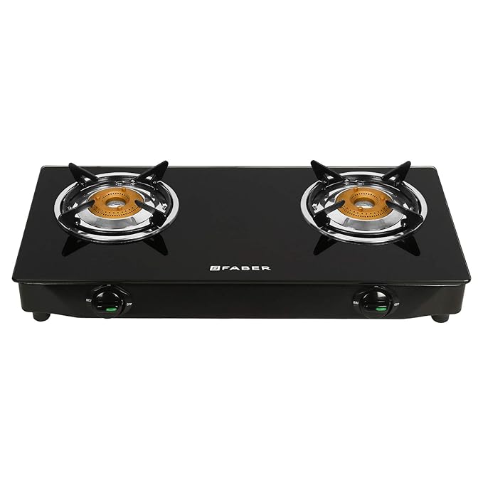 Buy Faber Gas Stove 2 Burner Glass Cooktop (Power 2BB BK) Manual