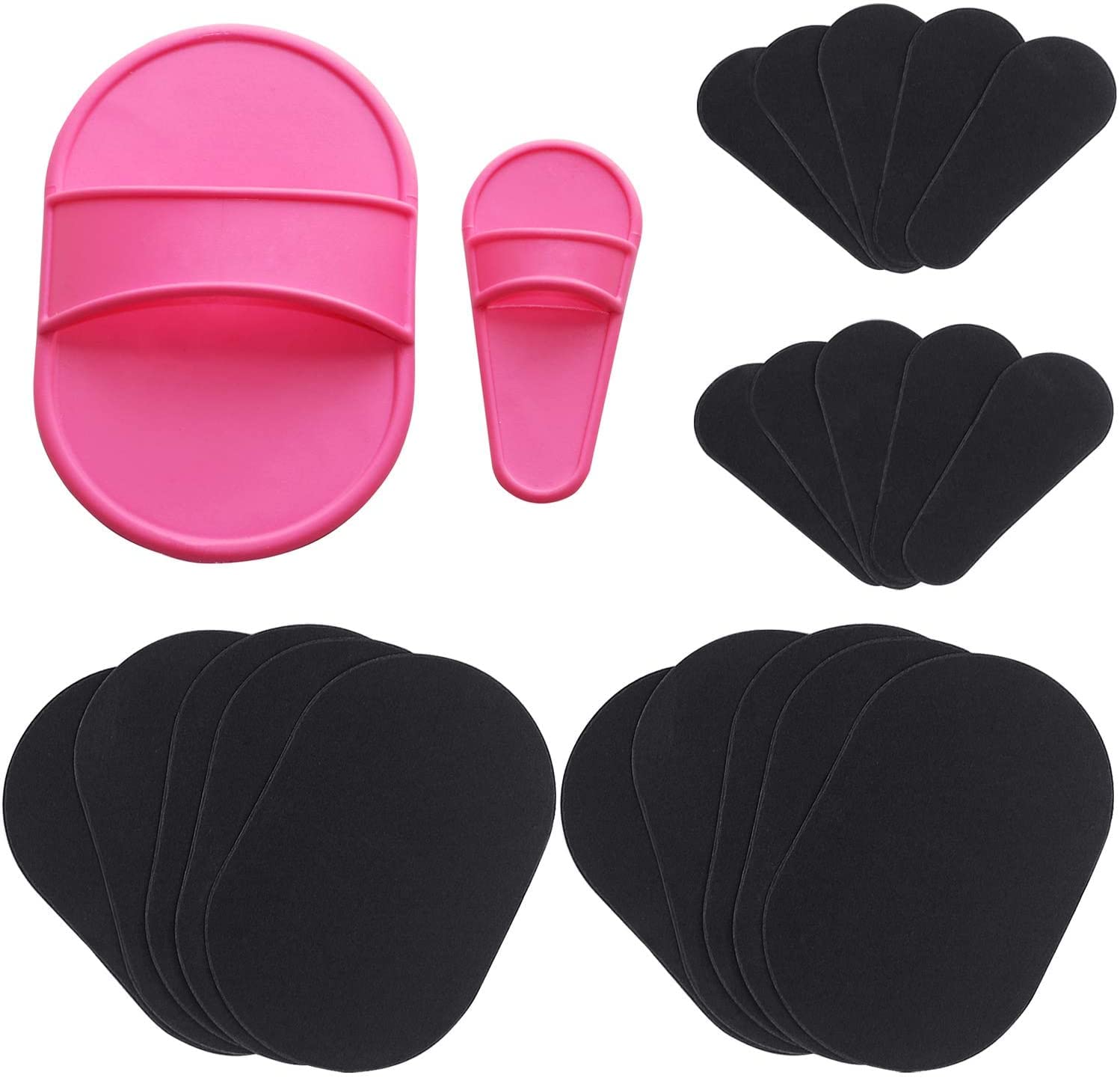 Accessotech Exfoliating Hair Removal Pads Set of 20 Smooth Skin on Legs Arm Face Top Lip Beauty Aid