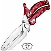 DRAGON RIOT Heavy Duty Poultry Shears - A Must Have Kitchen Shears for Chicken and Meat Cutting - Dishwasher Safe and Stainless Food Kitchen Scissors for Thanksgiving