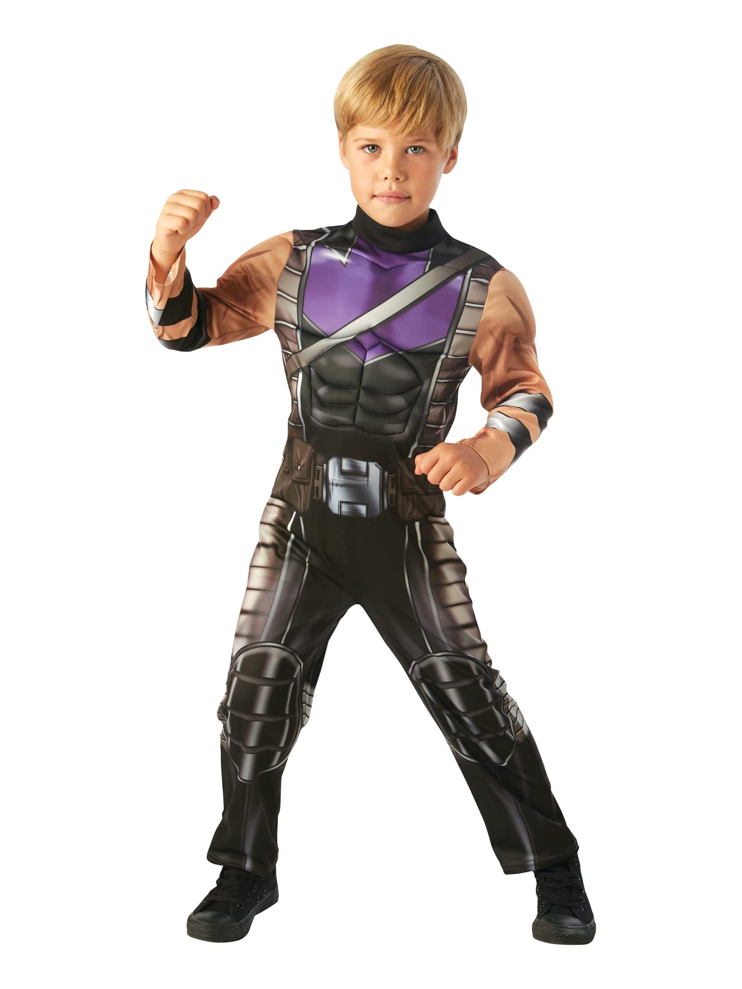 Rubies Official Marvel Avengers Hawkeye Deluxe Child Costume, Child's Size Small, Age 3-4 years Height 104 cm Halloween