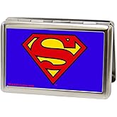 Buckle-Down Metal Wallet - Superman Fcg Blue Accessory