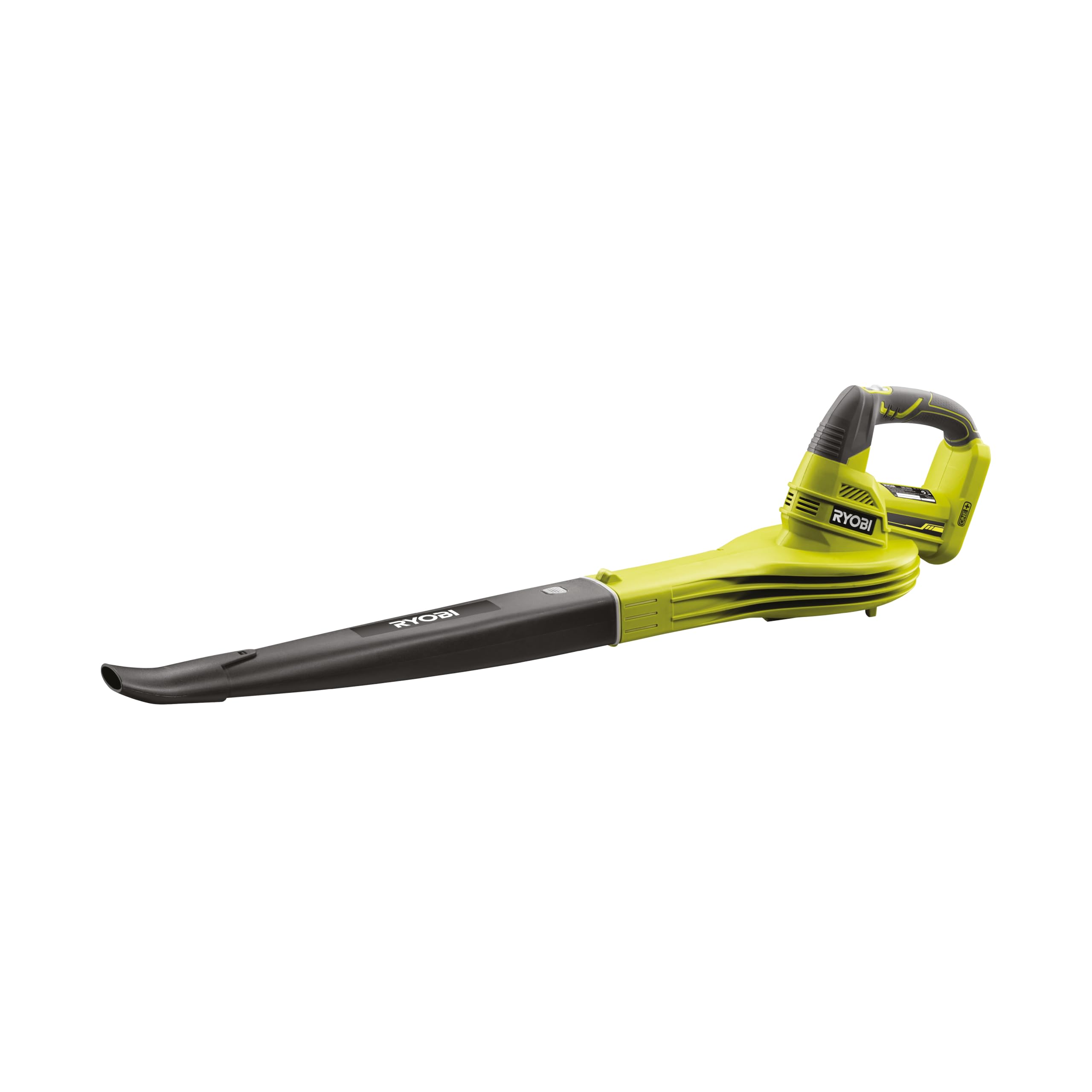 RYOBI 18 V ONE+ Akku-Laubgebläse OBL1820S (Luftgeschwindigkeit 245 km/h, Luftmenge 2,6 m³/min, ohne Akku & Ladegerät im Karton)