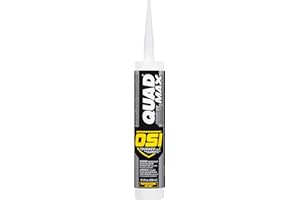 OSI - HENKEL CORPORATION OSI Quad Max Window, Door and Siding Sealant, White, 9.5 fl oz Cartridge, 12 Pack