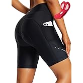 BALEAF Women's 4D Padded Bike Shorts Cycling Underwear with Pockets UPF50+