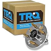 TRQ Rear Wheel Bearing & Hub Assembly with ABS Sensor Compatible with 2007-2011 Hyundai Accent 2006-2011 Kia Rio Rio5