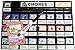 NEATLINGS Chore Chart System | Reward Responsibility | Customize for 1-3 Kids | 76 Unique Chores! (Purple, Pink, Light Blue - Chart for up to 3 Children)
