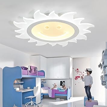 Xh Ultra Thin Led Ceiling Lamp Children S Bedroom Lights Sun