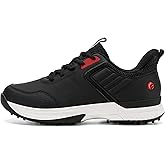 FitVille Wide Golf Shoes for Men, Wide Toe, Slip-on, Hands Free, Stability, Comfortable, Grip, Traction, 6 Non-Removable Cleats, Golf Course