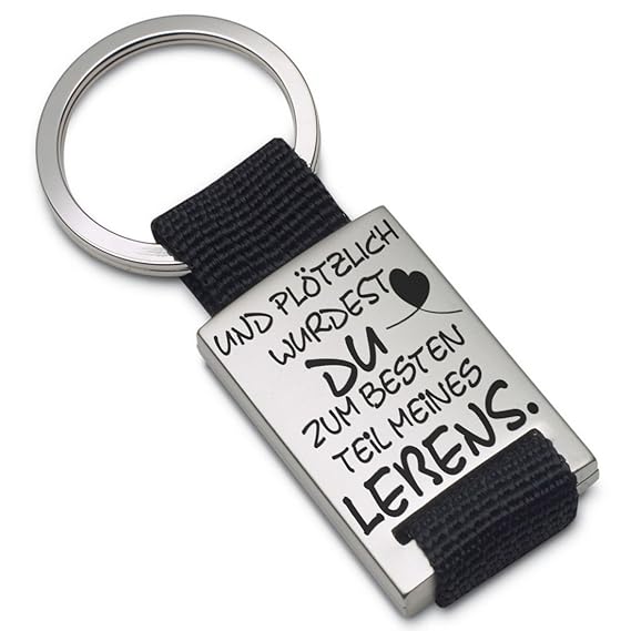 Lieblingsmensch Schlüsselanhänger Modell: Der Beste Teil meines Lebens - Textil