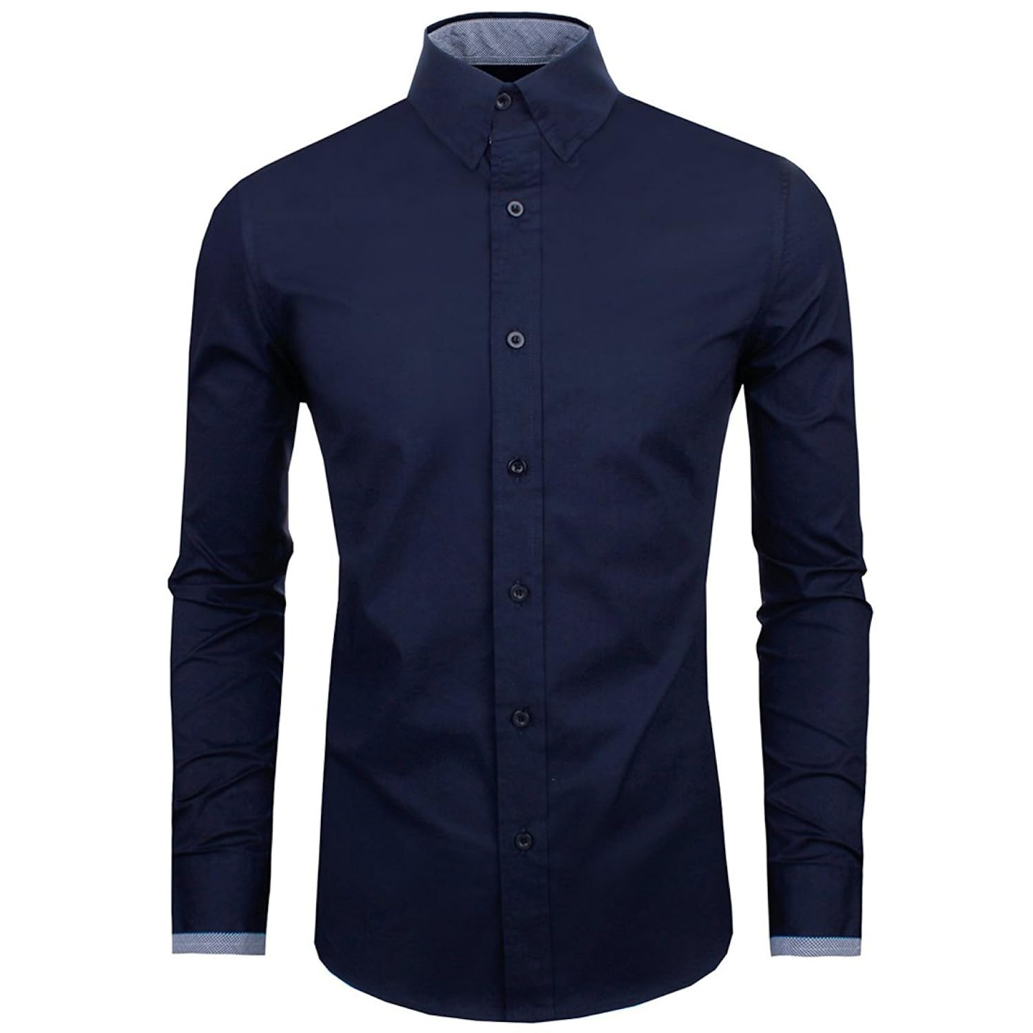 zombom men's cotton casual shirt