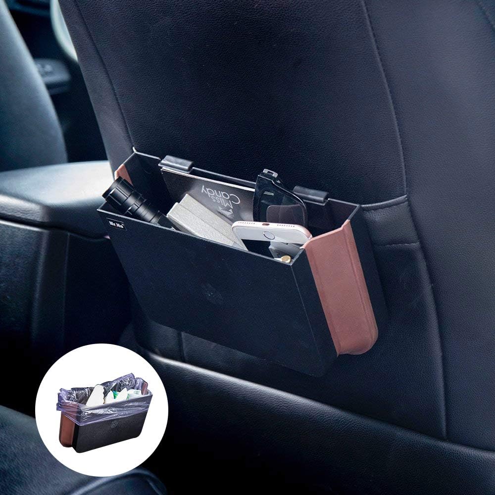 Mr.Ho Car Trash Bin, Car Universal Trash Can Storage Box