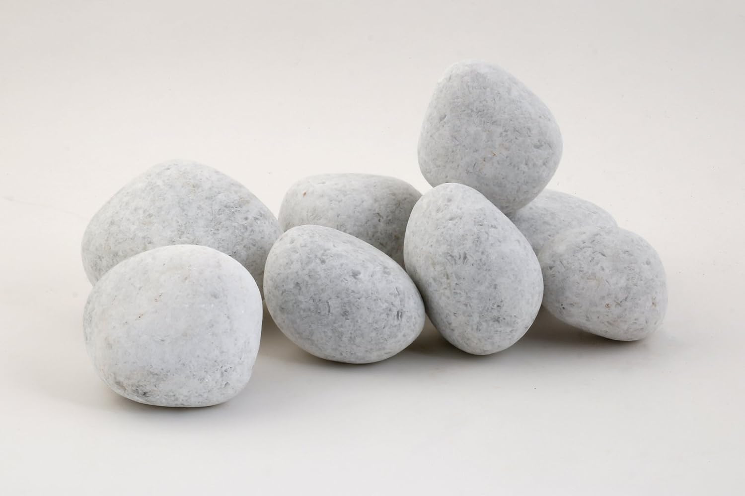 Stonestories Pebbles Crystal White Decorative Landscaping And