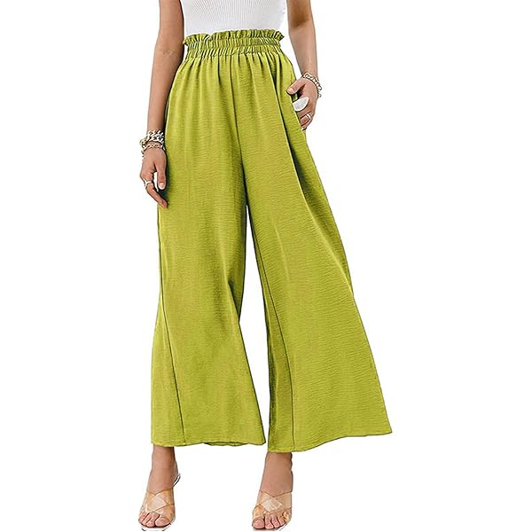 HEARTTOUCH Women's Linen Baggy Casual Cotton Bloomers Pants