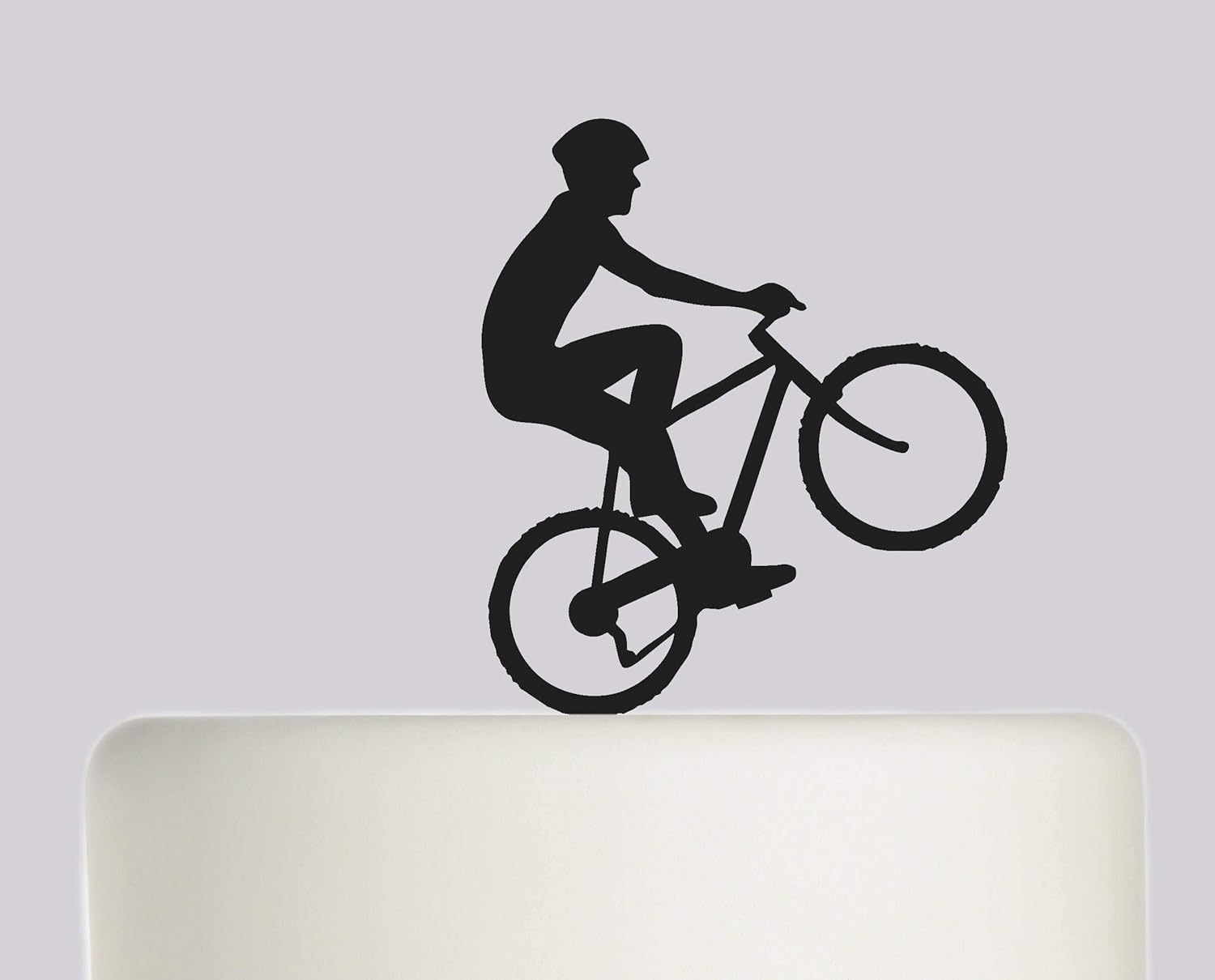 Karen S Cake Toppers Decoration De Gateau D Anniversaire En Acrylique Motif Cycliste Happy Birthday Amazon Fr Cuisine Maison