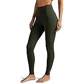 Colorfulkoala Women's High Waisted Leggings 28" Inseam Full Length Workout Yoga Pants with Pockets