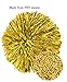 CRIVERS 12pc Cheerleader Pompoms for Ball Dance Fancy Dress Night Party Sports (Gold)