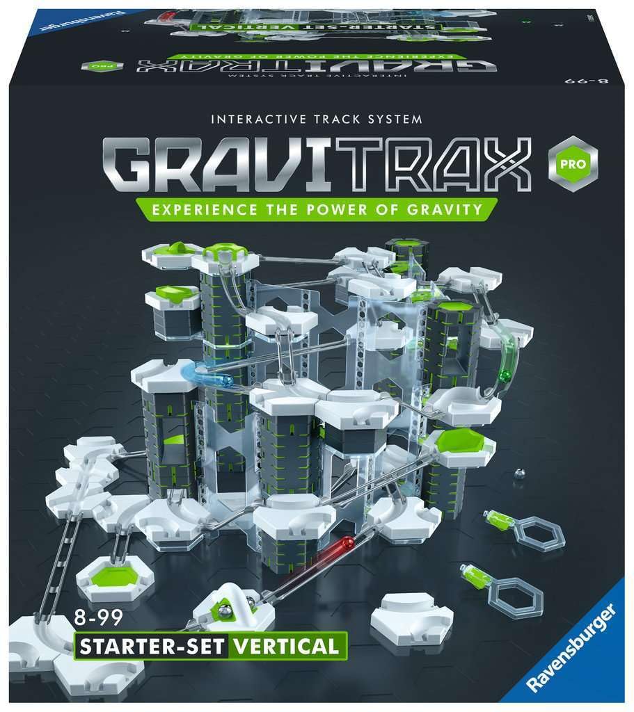 Ravensburger GraviTrax PRO Vertical Starter Set - Gravity & Magnetic Marble Game - Challenging STEM Toy for Kids - Brain-Building, Educational Gift - Critical Thinking & Problem Solving - Age 8+