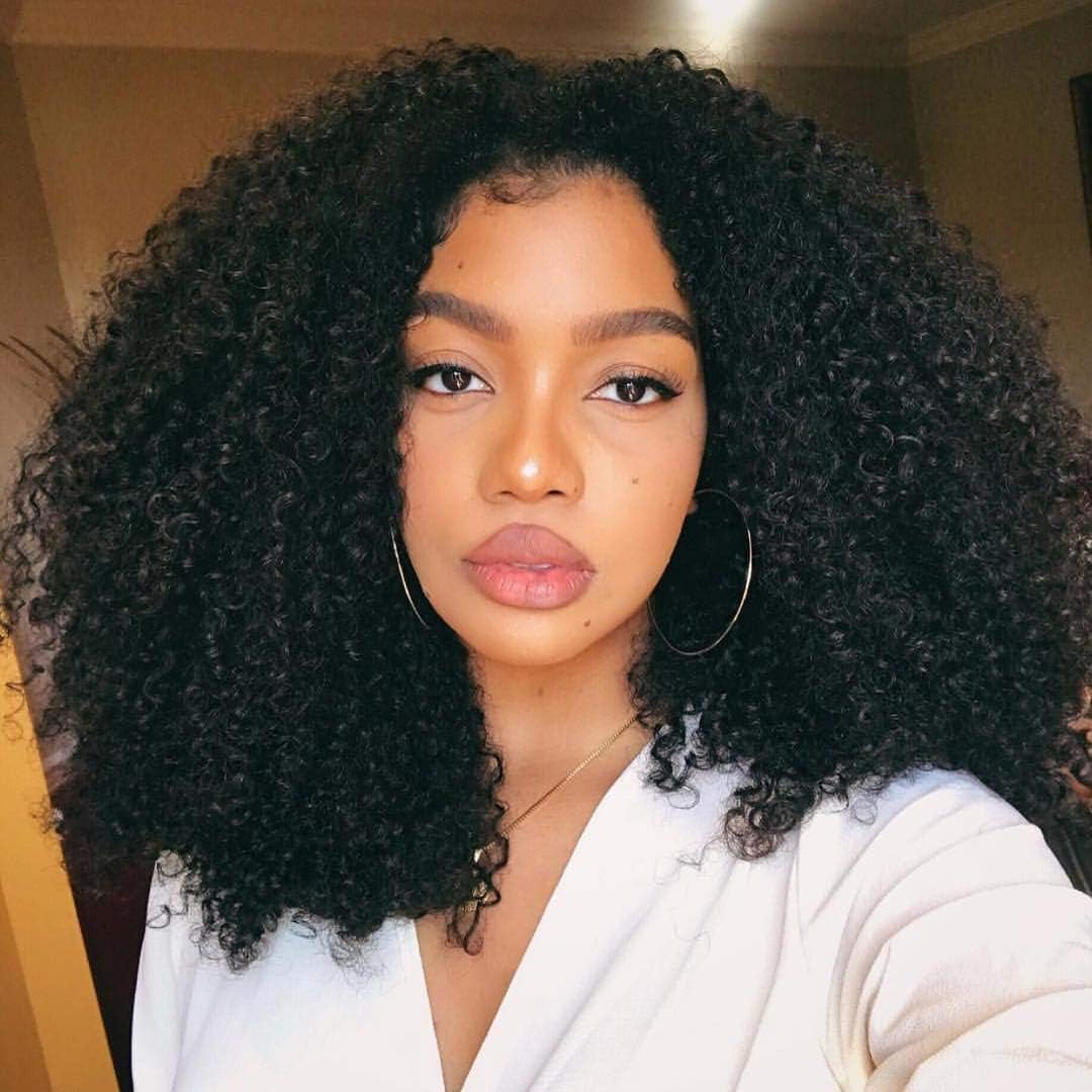 MILISI Short Curly Wigs for Black Women Fluffy Kinky Black Wigs African American Full Wigs Heat Resistant Synthetic Wigs MLS035