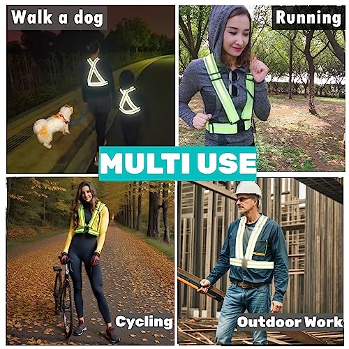 IDOU High Visibility Reflective Safety Vest Lightweight,Adjustable