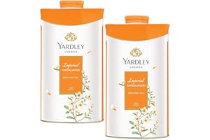 CASTEL ROYALE Yardley London Perfumed Fresh Floral Fragrances Locked in a fine & Silky Talcum Powder (Yardley Imperial Sandalwood Perfumed Talc -250gm, Pack of 2)