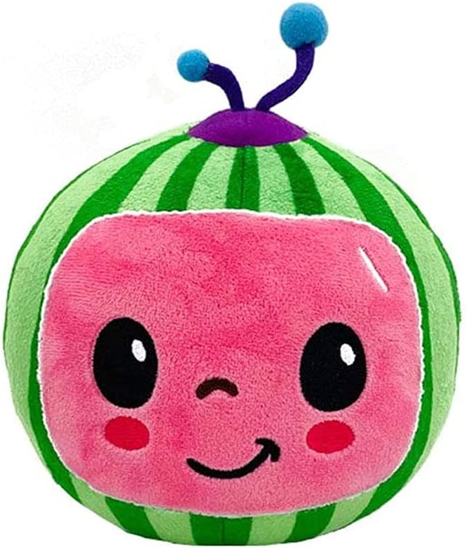 JJ Cocomelon Stuffed Animal Toy, Watermelon Education Plush Doll, Soft Mini Size for Boys Girls Baby Adults, Gift for Christmas Birthday, Home Office Desktop Decorations Pillow, Take You A Lovely Day
