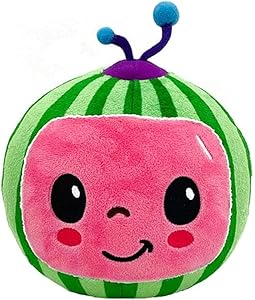 JJ Cocomelon Stuffed Animal Toy, Watermelon Education Plush Doll, Soft Mini Size for Boys Girls Baby Adults, Gift for Christmas Birthday, Home Office Desktop Decorations Pillow, Take You A Lovely Day