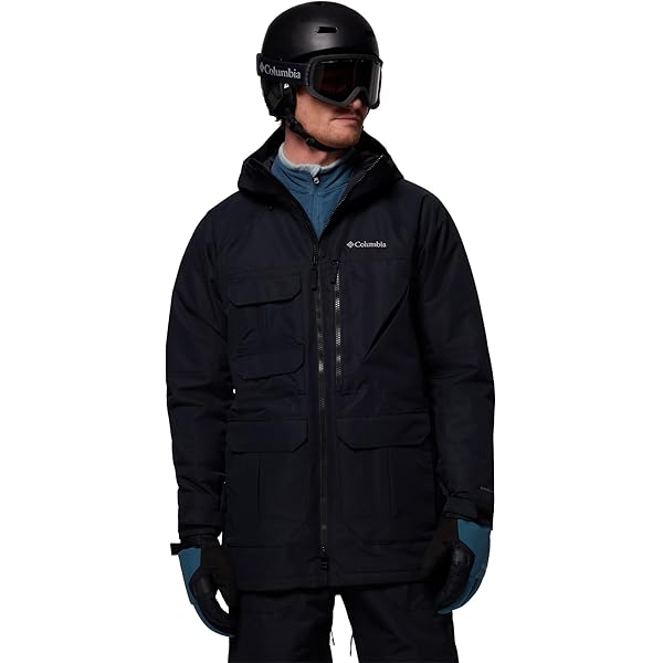 Amazon.com: Columbia Men's Shotski Jacket, Black, Small : Clothing