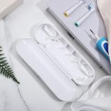 Hemiks Electric Toothbrush Travel Case, Portable Holder for Travel, White view 6