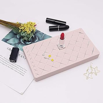 Amazon Besharppin シリコンリップホルダー 28 8スロット 口紅スタンド 化粧品収納用 ライトピンク Besharppin シューズ バッグ