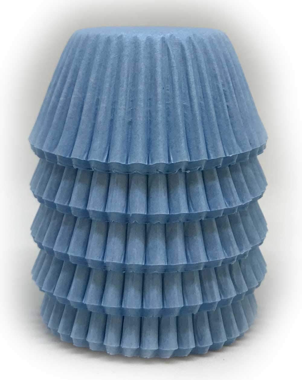 Scrumptious 5390-150 Mini Muffin Baby Blue (150 Cases), Paper