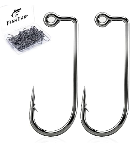 Amazon.com: Victory 11149 V-LOC™ 90° Jig Hook Black Nickle Pack of