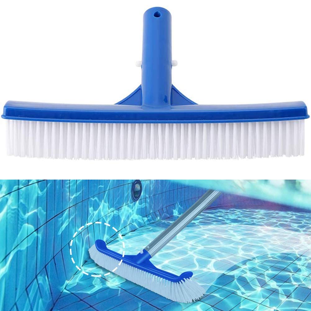 BETOY Pool Cleaning Brush, Swimming Pool Cleaning Brush Head Pool Brush Head for Spa, Hot Spring, Tubs, Walls, Tile, Floors,25x4.5cm