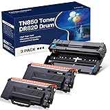 TN850 Toner Cartridge & DR820 Drum Unit Compatible