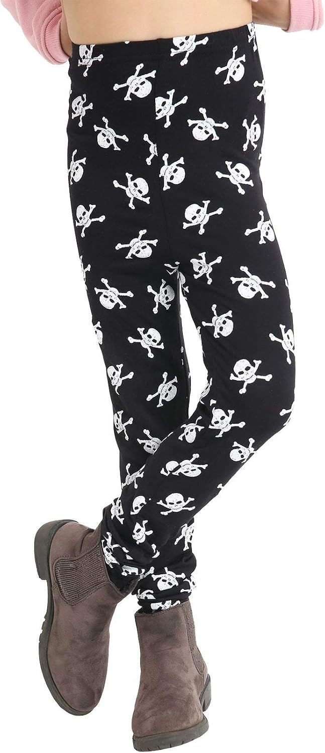 Rimi Hanger Girls Skull Printed Black 