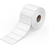 Rollo Direct Thermal 2x1 Barcode Labels - Roll of 1,000 Thermal Labels | Commercial Grade Thermal Sticker Labels for Shipping, Barcodes, Inventory, Tags, Organization, Strong Adhesive
