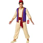Morph Arabian Prince Costume Men Arab Costume for Men Adult Arabic Outfit Halloween Costumes for Adults