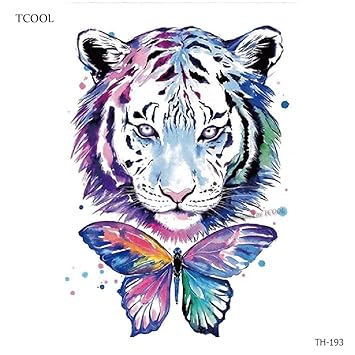 Buy Generic Hxman Men Arm Sleeve Tattoo Sticker Wolf Tiger