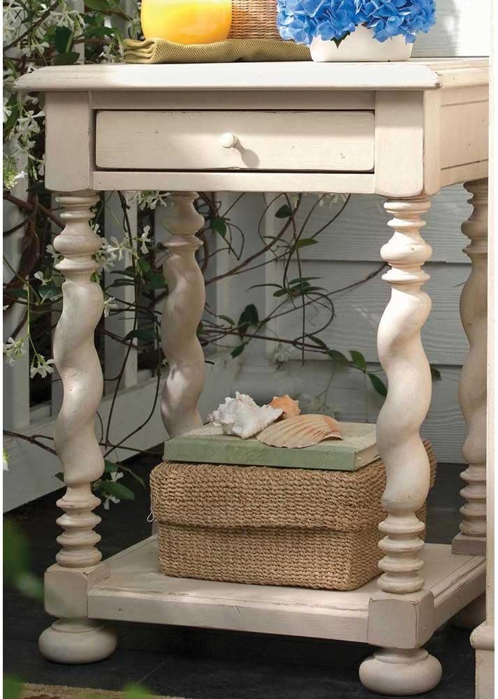 Amazon Com Paula Deen Home Sweet Tea Side Table Linen Furniture Decor