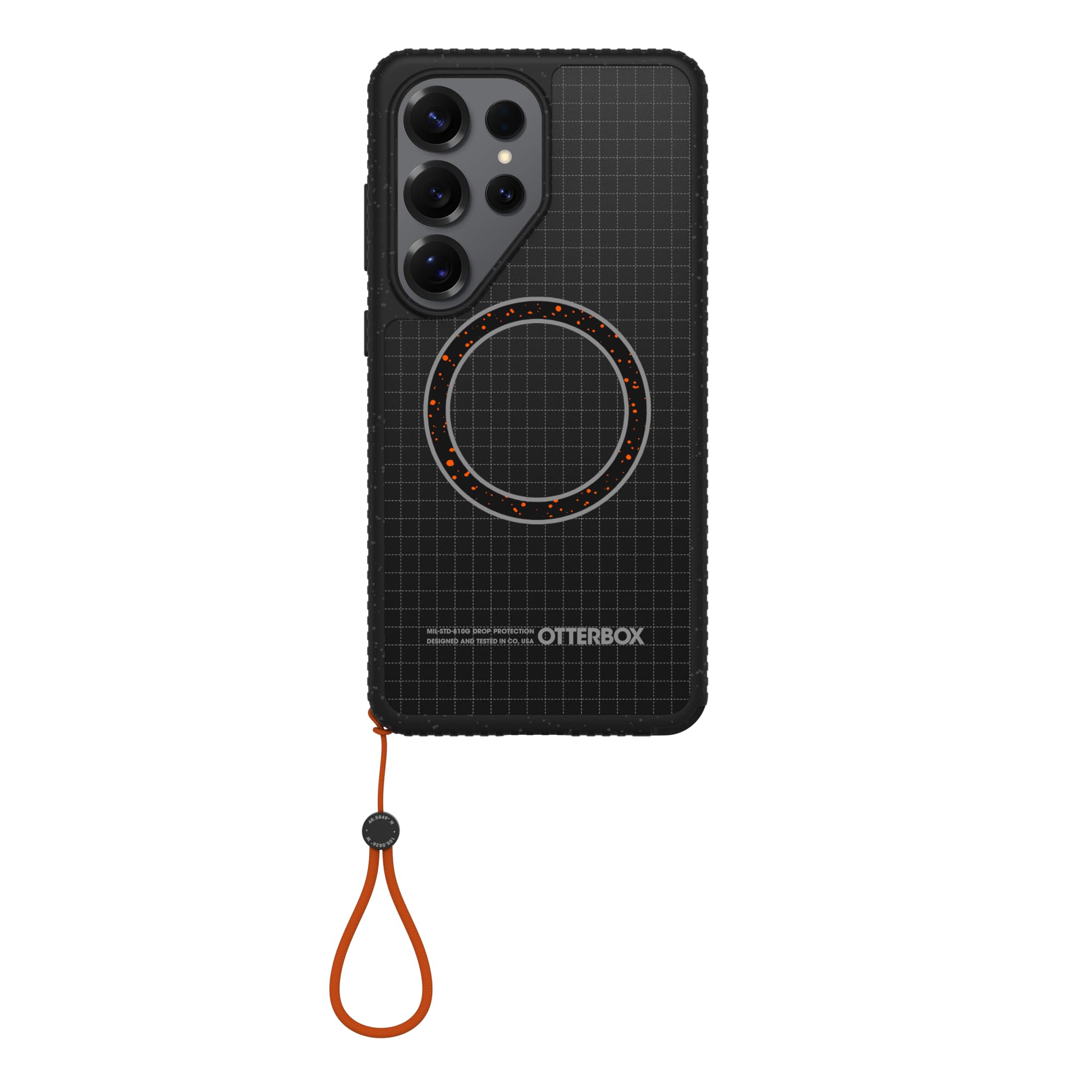 OtterBox Samsung Galaxy S26 Ultra Sole Series Case - Midnight Circuit (Black), Grippy Phone Case for Samsung Galaxy, Built-in Magnets, Raised Bumpers for Overall Protection