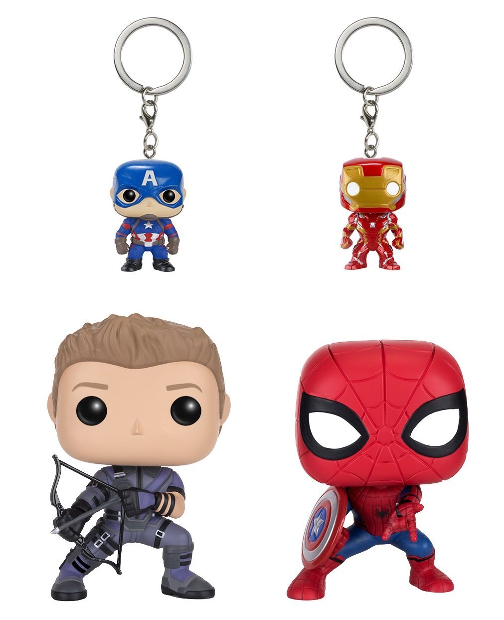 funko pop iron man keychain