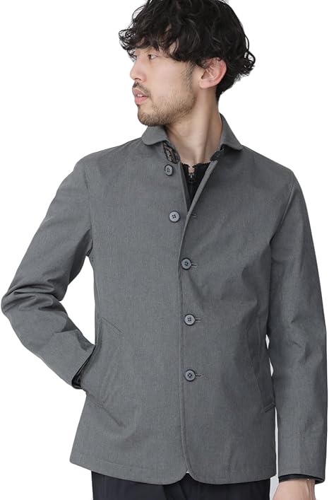 Amazon Co Jp ナノ ユニバース Nano Universe ボンディングマリンコート L トップグレー Nano Universe 服 ファッション小物