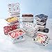 ienjoyware Christmas Treat Foil Containers, Set of 24 (24) - 4 Holiday Designs, Snowman Festive Cover Print, Aluminum Food Containers for Gifts of Homemade Treats, Secure Closing to Keep Fresh